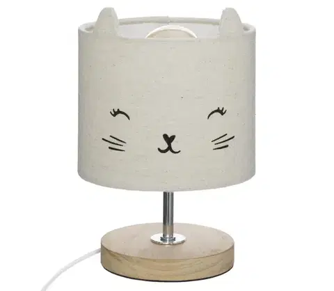 Lampy Atmosphera - Detská stolná lampa TOXEY 1xE14/25W/230V mačka 174004A