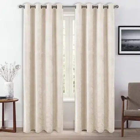 Závesy do spálne Záves na priechodkách ADA YC12081/240G/M2/39/140X250 krémový