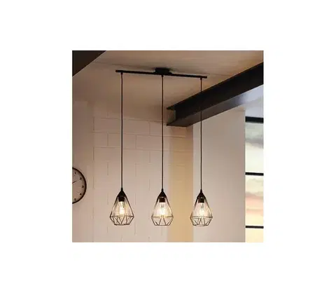 Svietidlá Eglo 94189 - Luster TARBES 3xE27/60W/230V 94189