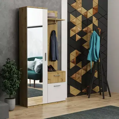 Predsieňový nábytok Predsieňový nábytok Justus biela/artisan
