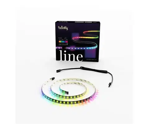 LED osvětlení Twinkly TWL100ADP-B - LED RGB Predlžovací pásik LINE 100xLED 1,5 m Wi-Fi TWL100ADP-B