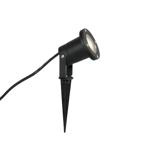 LED reflektory a svietidlá s bodcom do zeme Moderný inteligentný reflektor čierny s káblom a zástrčkou 200 cm vrátane WiFi GU10 IP65 - Basic