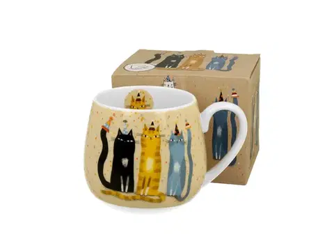 Hrnčeky, šálky, podšálky DUO - Hrnček 430ml Cat’s World Party