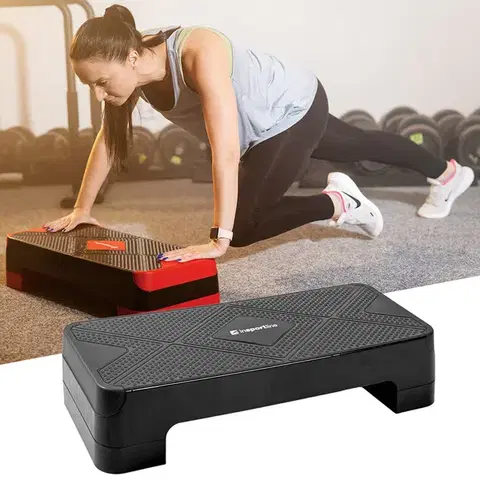 Step mostíky Aerobic step inSPORTline AS150 čierna