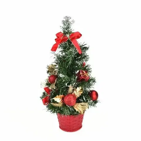 Vianočné dekorácie Vianočný stromček Growell červená, 35 cm