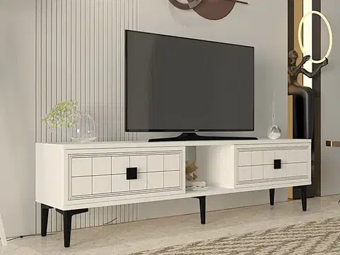 TV stolíky TV stolík Yuka 150 - White