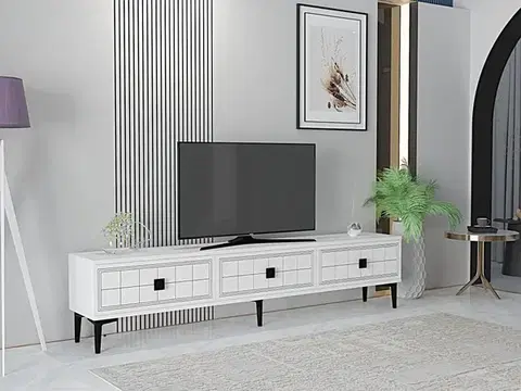 TV stolíky TV stolík Yuka 180 - White