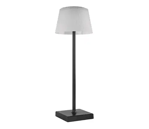Záhradné lampy  Z7630B - LED Stmievateľná nabíjacia lampa KATIE LED/4W/10V 1800mAh IP44 čierna Z7630B
