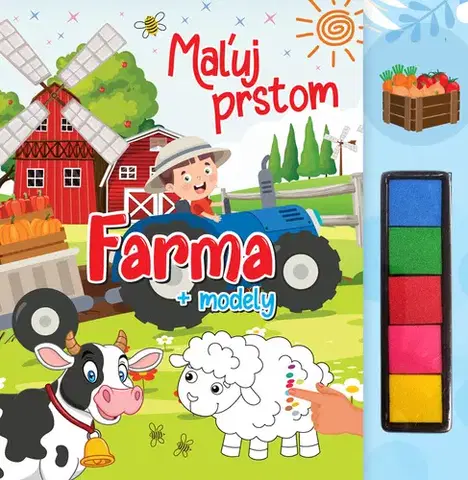 Pre deti a mládež - ostatné Maľuj prstom - Farma