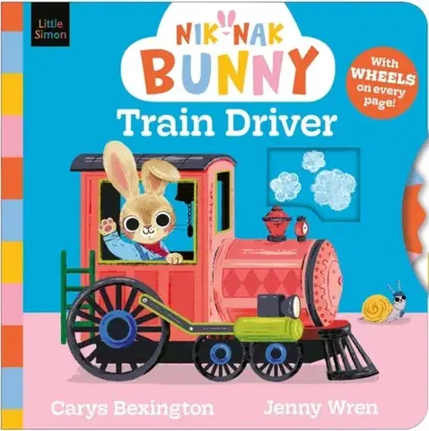 Leporelá, krabičky, puzzle knihy Nik-Nak Bunny: Train Driver - Carys Bexington