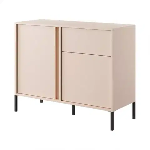 Komody do spálne Komoda DAST 103 2DS béžová