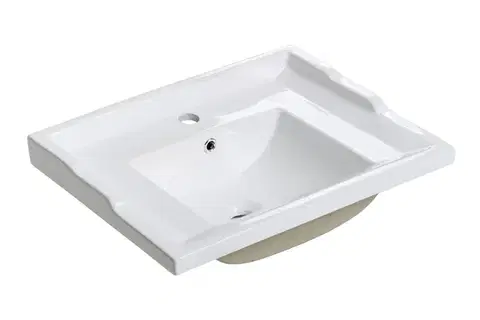 Umývadlá ArtCom Keramické umývadlo CFP F60 Retro | biely lesk 60 cm