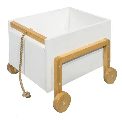 Komody do detskej izby Úložný box vozík Victor biely