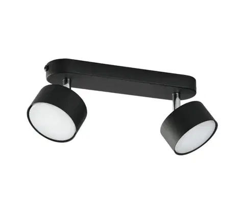 Svietidlá  Bodové svietidlo CLARK 2xGX53/10W/230V čierna 3403