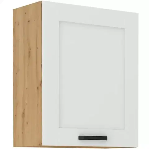 Kuchynské skrinky visiace Kuchynská skrinka LUNA biely mat/artisan  60g-72 1f