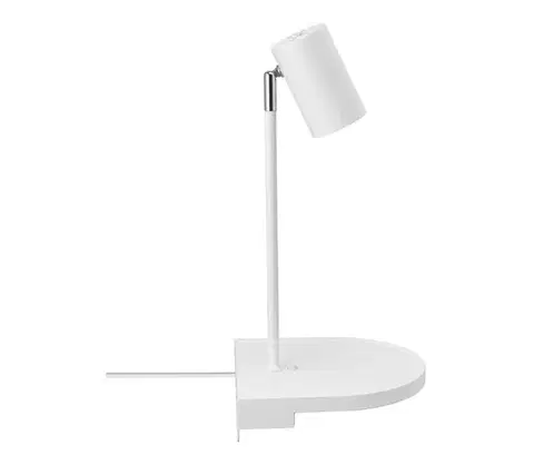 Svietidlá Nordlux - Nástenná lampa s poličkou CODY 1xGU10/15W/230V biela 2112001001