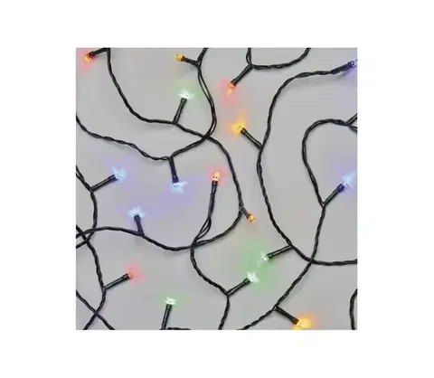 LED osvetlenie  Vonkajšia LED svetelná reťaz 80xLED/13m IP44 viacfarebná D4AM02