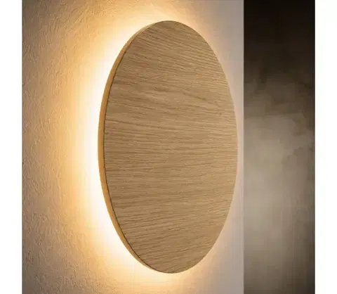 Svietidlá  Nástenné svietidlo LUNA 4xG9/8W/230V pr. 30 cm dub 11212