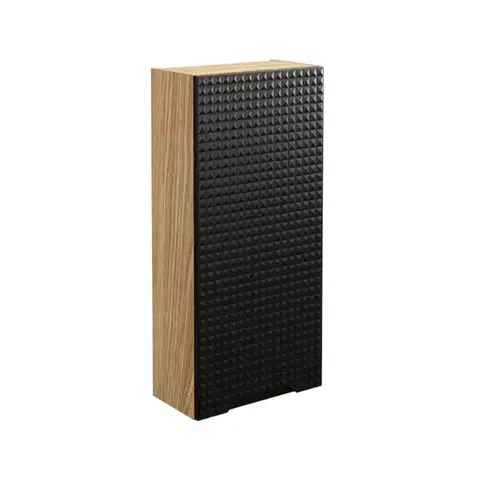 Skrinky do kúpeľne ArtCom Závesná skrinka do kúpeľne LUXOR Black 83-35-1D