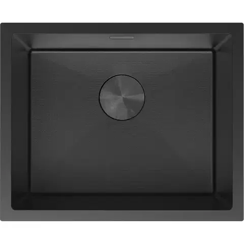 Kuchynské drezy MEXEN MEXEN - Trixo oceľový drez 1-bowl 540 x 440 mm, čierna HC 6414541000-70HC