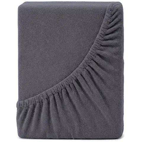 Plachty 4Home froté prestieradlo Ideál antracit, 60 x 120 cm