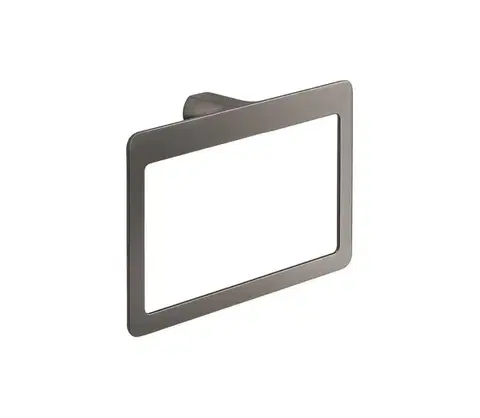 Svietidlá Gedy - Nástenný vešiak na uteráky PIRENEI 15x23 cm metalická sivá PI7081