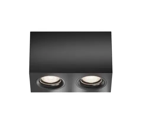 Svietidlá Maytoni C013CL-02B - Bodové svietidlo SLIM 2xGU10/50W/230V čierna C013CL-02B