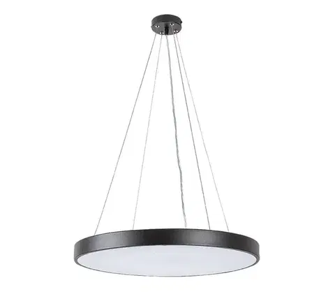 Svietidlá Rabalux 71039 - LED Luster na lanku TESIA LED/36W/230V 3000K čierna 71039