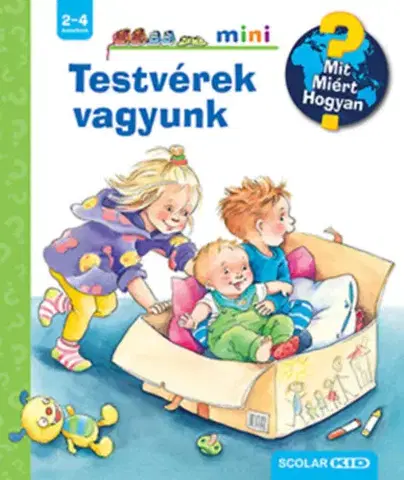 Leporelá, krabičky, puzzle knihy Testvérek vagyunk - Andrea Erneová