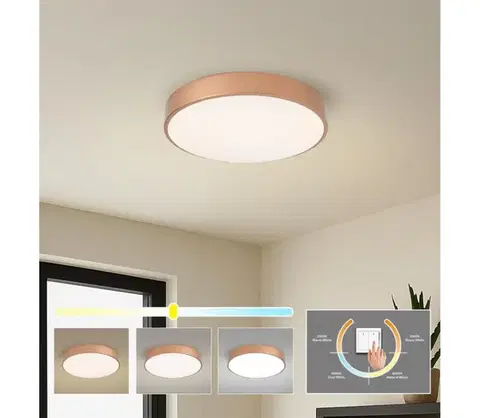 Svietidlá BRILAGI - LED stropné svietidlo POOL LED/48W/230V 3000/4000/6000K priemer 40 cm bronzové BRI1020