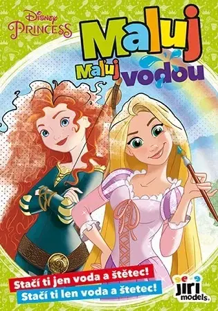 Pre deti a mládež - ostatné Maľuj vodou A5 Disney Princezné