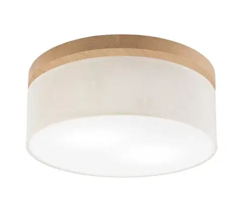 Svietidlá BRILAGI - LED Stropné svietidlo BELLADONNA 2xE27/15W/230V pr. 40 cm krémová/dub 8590828609834