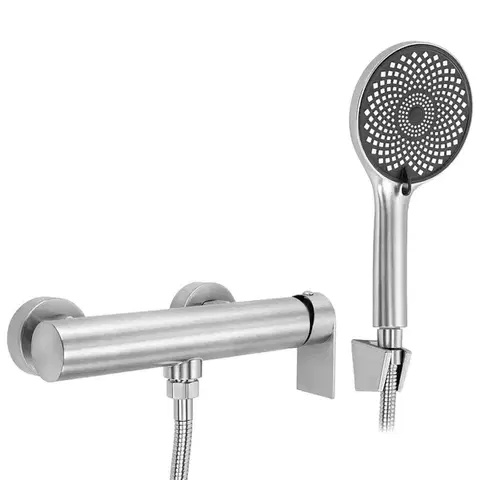 Kúpeľňové batérie REA - Sprchová batéria Hunter Brushed Nickel REA-B6682