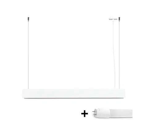 Svietidlá  SL.1394 - LED Luster na lanku SPARK 1xG13/8,5W/230V biela SL.1394