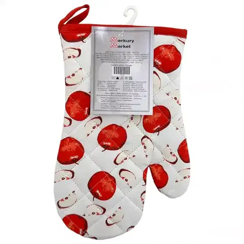 Bytový textil Kuchynská rukavica OTC-11089 17x27 cm červené jablko