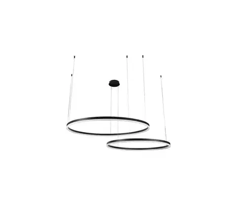 Svietidlá  LED Stmievateľný luster na lanku LED/128W/230V 3000-6500K + diaľkové ovládanie J4383/B
