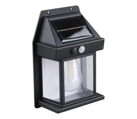 LED osvetlenie  WL918 - LED stmievateľná solárna lucerna so senzorom LED/3,7V IP44 1200 mAh WL918