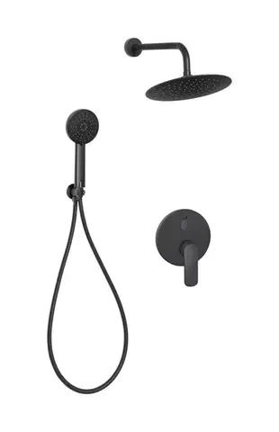 Kúpeľňové batérie INVENA - Podomietkový set 2-cestná nástenná batéria SIROS , round, number 13 BS-90-013-A