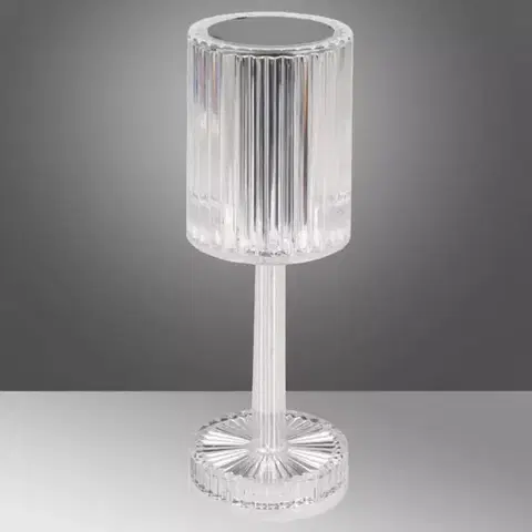 Lampy do obývačky Stolná lampa CRISTAL KARTELLO LB1