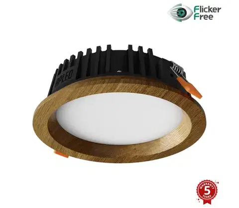 Svietidlá APLED - LED Podhľadové RONDO WOODLINE LED/6W/230V 4000K pr. 15 cm dub masív 21261