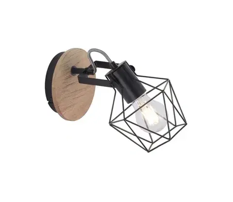 Svietidlá Leuchten Direkt 15671-78 - Nástenné bodové svietidlo JARO 1xE27/60W/230V 15671-78