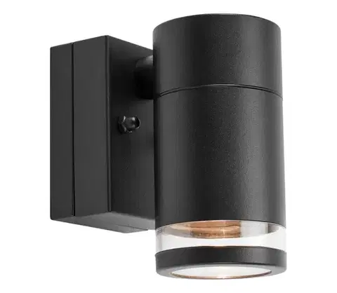 Svietidlá Markslöjd 109101- LED stmievateľné vonkajšie nástenné svietidlo LUNO LED/4,9W/230V IP65 čierna 109101