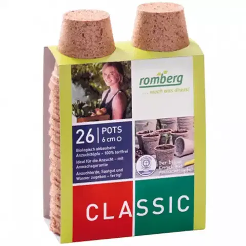 Záhrada Romberg kvetináč natur d6cm 26ks