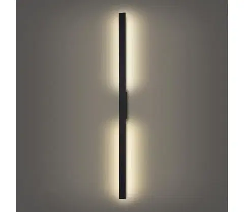 LED osvetlenie BRILAGI - Vonkajšie nástenné svietidlo LUNA LED/30W/230V 4000K IP65 150 cm čierna CRI 90 BRI825