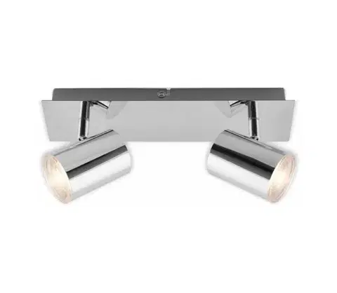 Svietidlá Briloner 2731-028 - Kúpeľňové bodové svietidlo BANYO 2xGU10/5W/230V lesklý chróm 2731-028