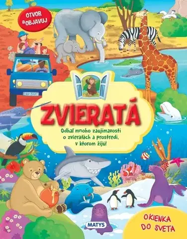 Leporelá, krabičky, puzzle knihy Okienka do sveta: Zvieratá