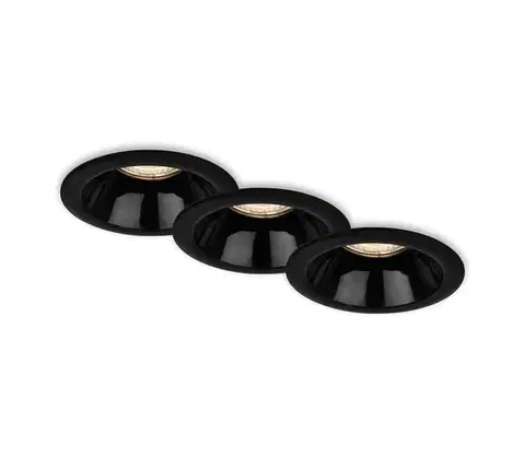 Svietidlá Briloner 7042-035 - SADA 3x Kúpeľňové podhľadové svietidlo 1xGU10/9W/230V IP23 7042-035