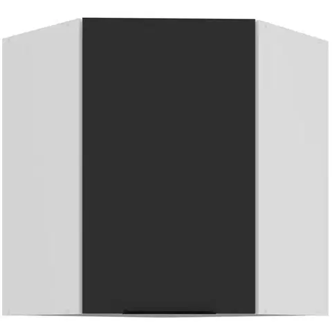Kuchynské skrinky visiace Kuchynská skrinka Aria-Bl/Wh Anti Fingerprint 60x60 Gn-72 1f (45°)