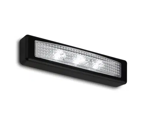 Svietidlá Briloner 2689-035 - LED Dotykové orientačné svietidlo LERO LED/0,18W/3xAAA čierna 2689-035