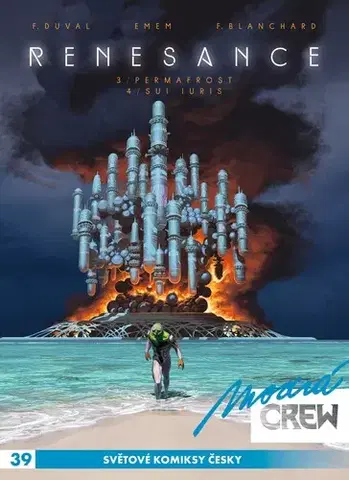 Komiksy Modrá CREW 39: Renesance 3 a 4 - Fred Duval,Emem,Richard Podaný